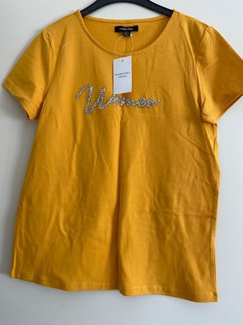 Tee-shirt moutarde