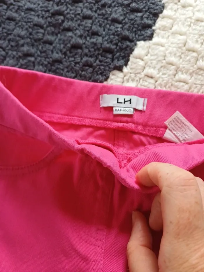 Jegging fushia taille élastique - photo numéro 2