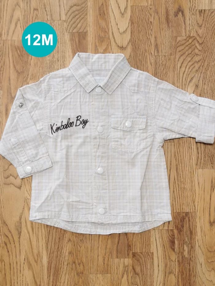 Chemise à carreaux Kimbaloo 12 mois