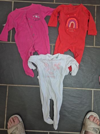 Lot de 3 pyjamas legers