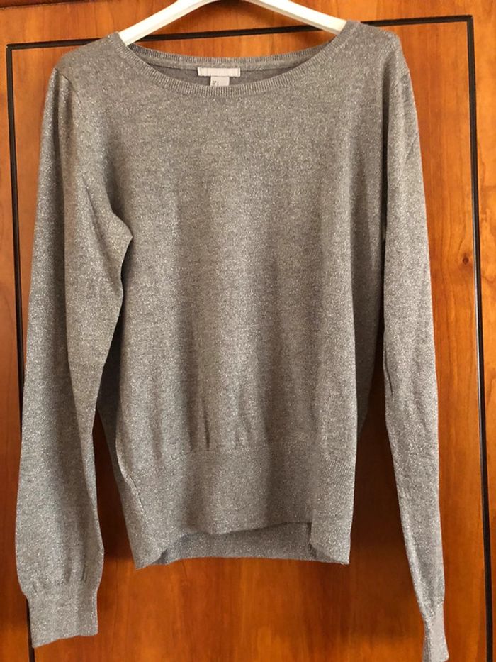 Pull gris 40 H&M