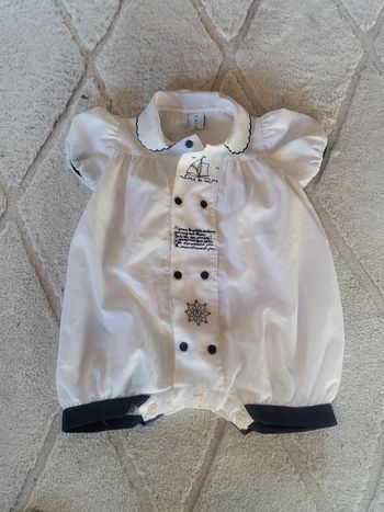 Magnifique ensemble marin garçon 3 mois