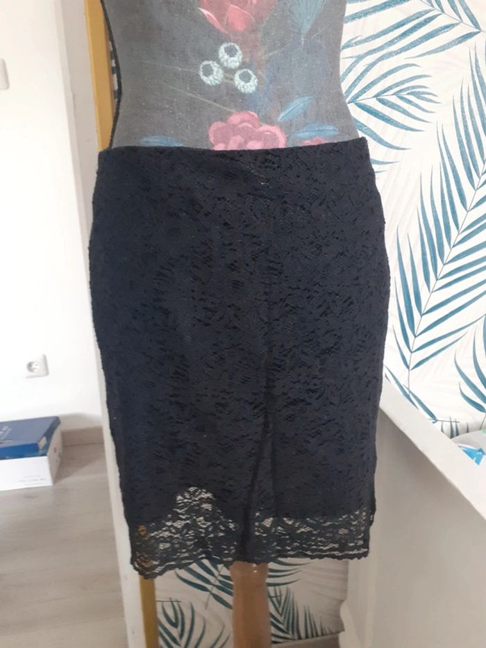 Jupe dentelle noire S