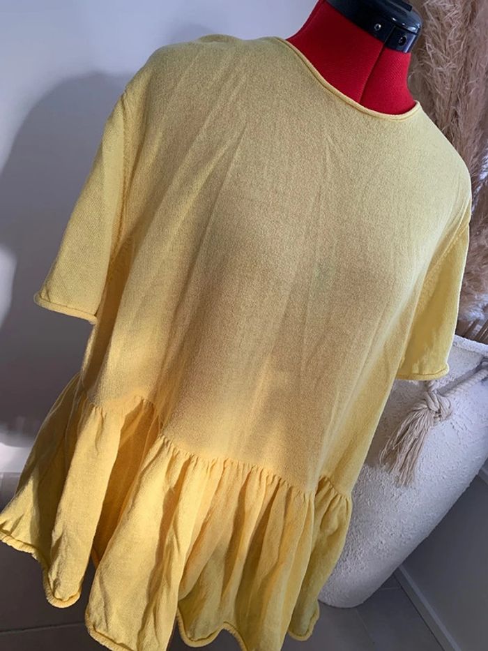 haut et t-shirt Zara jaune taille S