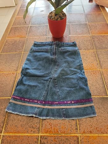 Jupe longue en jean