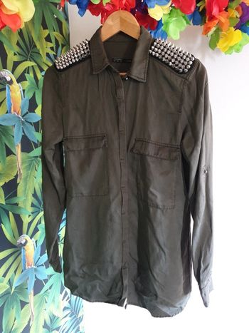 Chemise type militaire à picots
