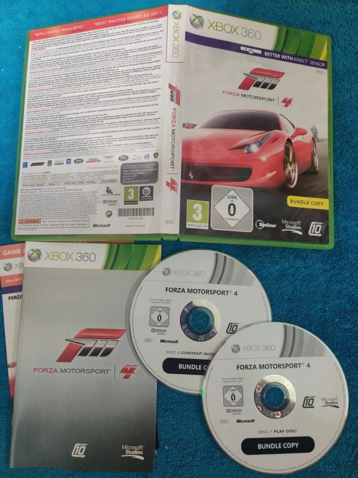 XBOX360 Forza motosport 4 bundle copy