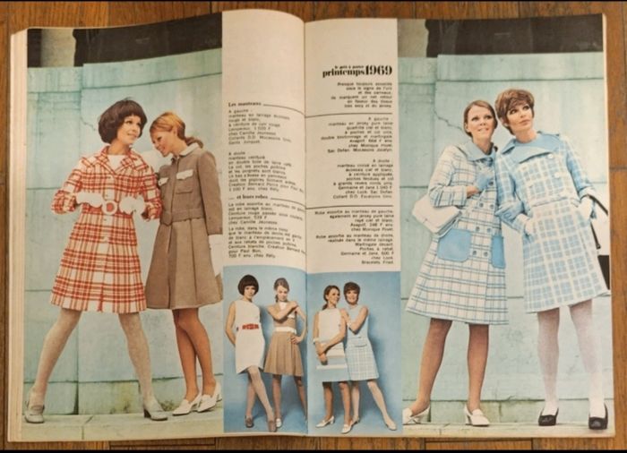 Ancien magazine Écho de la mode 1969 N°6 Vintage - photo numéro 5