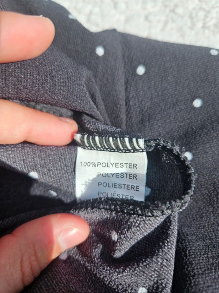 Combishort Noir à pois Blanc - photo numéro 10