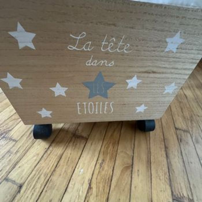 Petit bac  à jouets sur roulette Atmosphera for kids - photo numéro 2