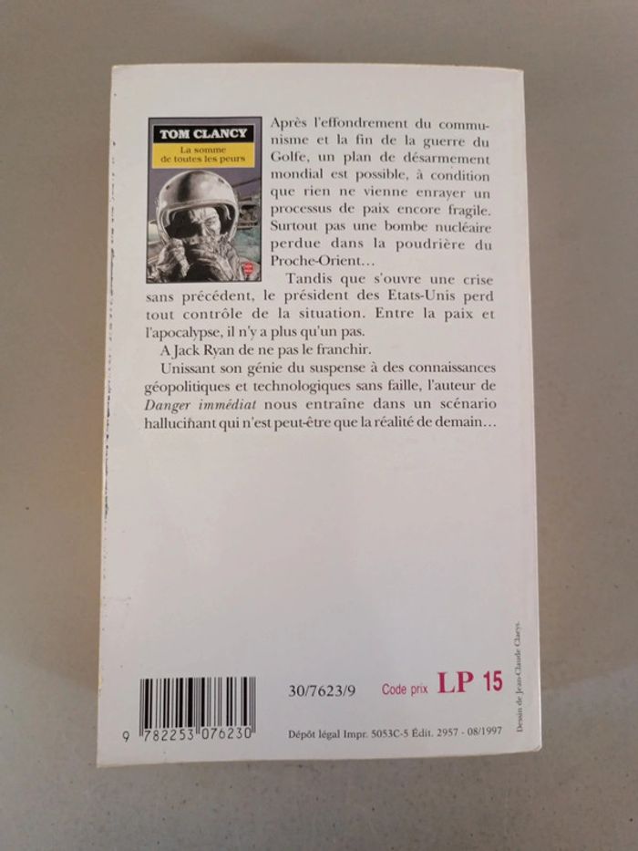 Tom Clancy la somme de toutes les peurs - photo numéro 2