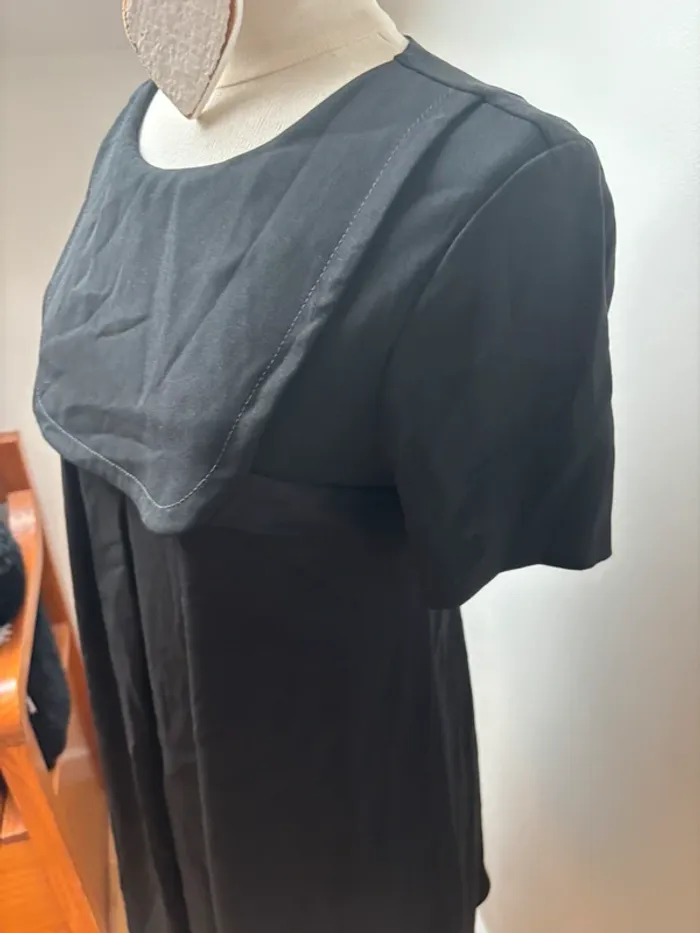 Superbe robe noire MC - Claudie Pierlot - modèle Rossa - T38 - photo numéro 7