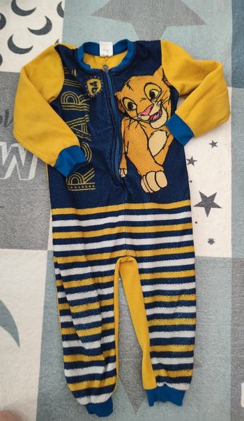 Pyjama roi lion