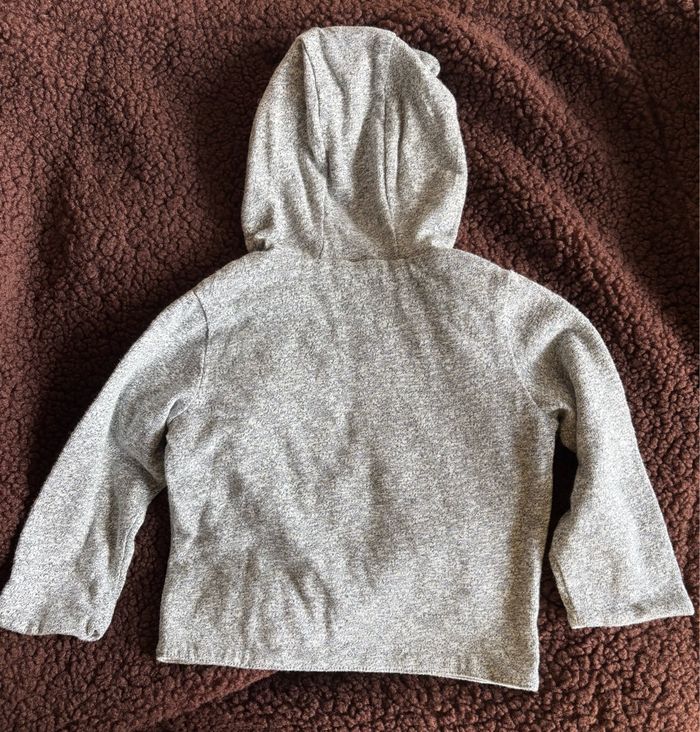 Veste gris réversible - Taille 18 mois - photo numéro 3