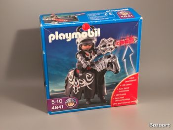 Playmobil 4841 cavalier dragon rouge avec lance