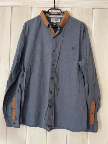 Chemise ML bleue - Kaporal - XL