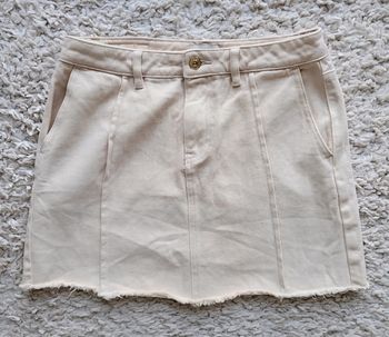 Jupe en jean beige Only Taille 36