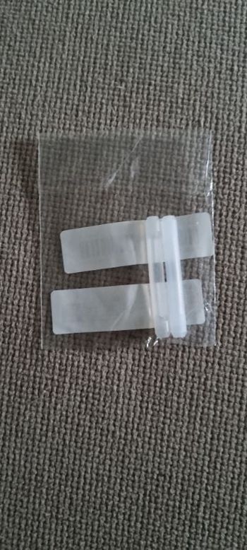 2 lots de coussinets oreilles en silicones transparentes