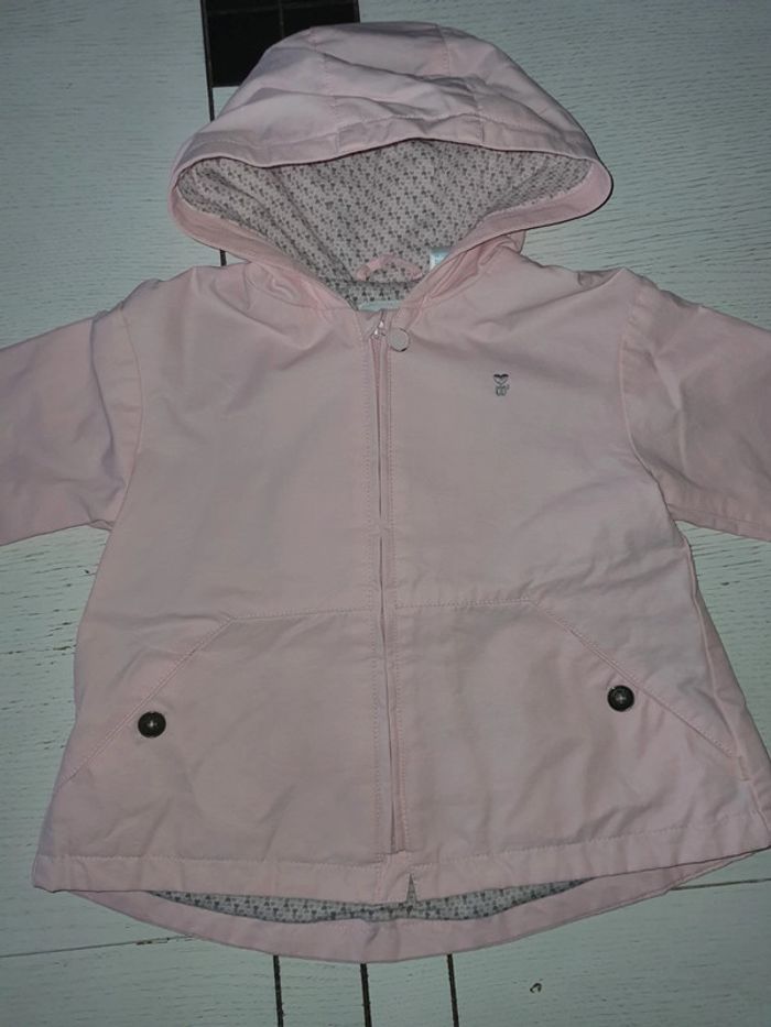 Parka obaibi 3 ans rose poudre