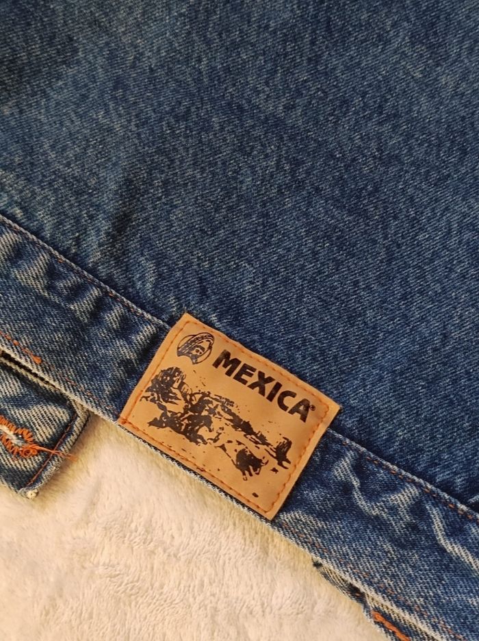 Veste vintage jean grande taille T4 - photo numéro 4