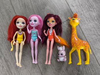 Lot de 3 entchantimals avec 2 animaux