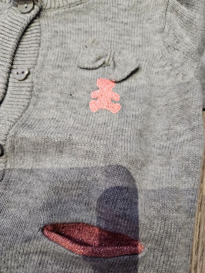 Gilet Lulu Castagnette 3 mois - photo numéro 4