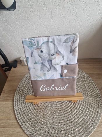 Protège carnet de santé personnalisé