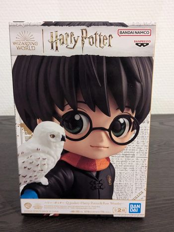 Figurine Harry Potter - QPosket Harry Potter & Hedwige - Banpresto