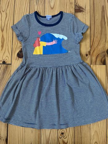 Robe rayée Petit Bateau 4 ans