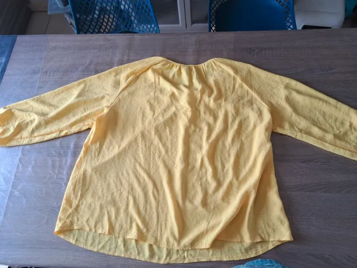 Blouse jaune manches longues Shein 3XL - photo numéro 2