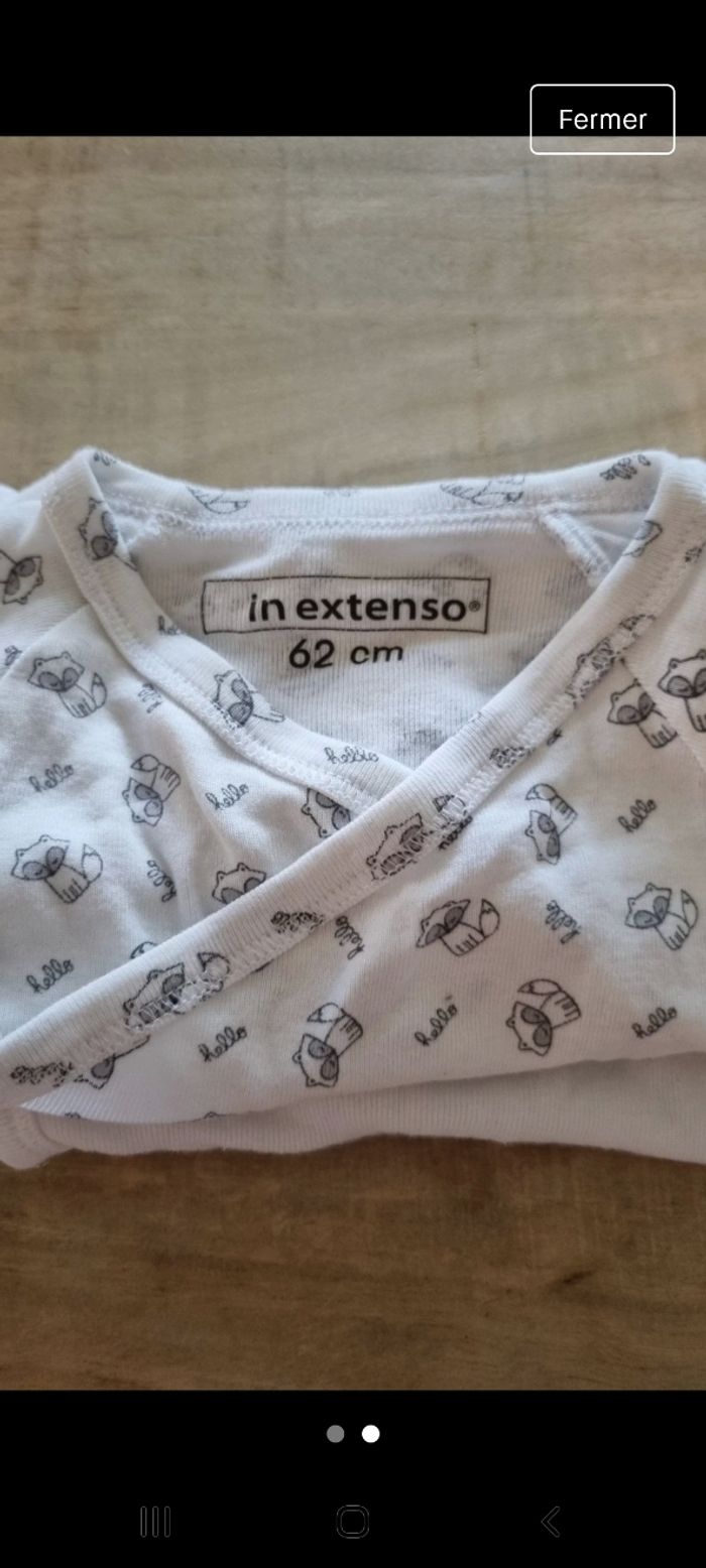 Lot body manche longue