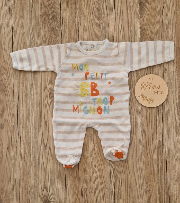 Pyjamas coton bébé garçon 3mois