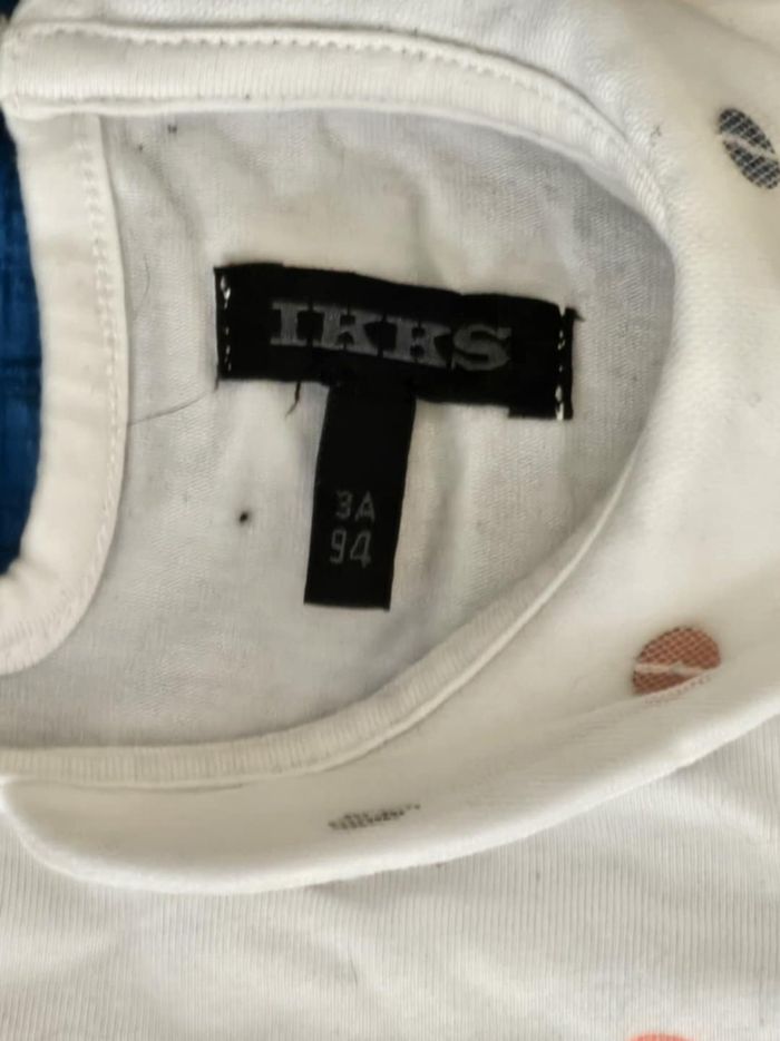 T shirt ikks 3 ans - photo numéro 2