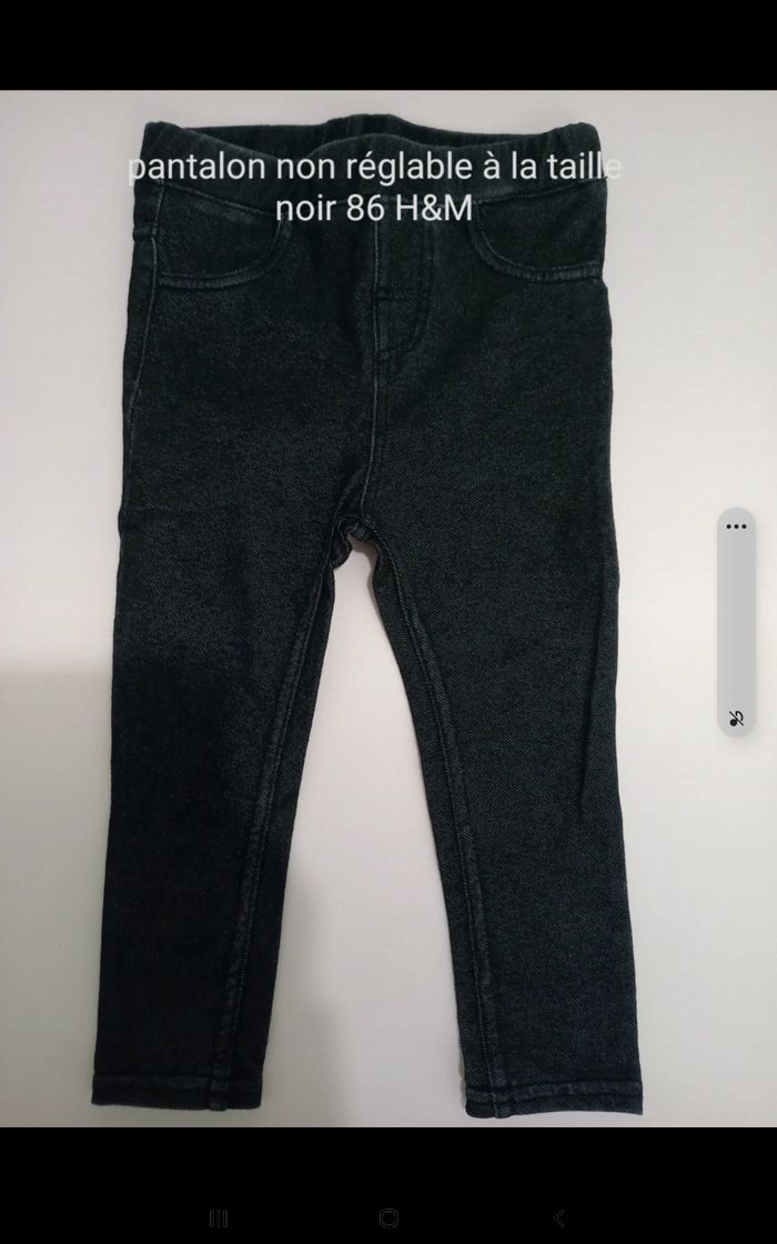 Pantalon non réglable à la taille