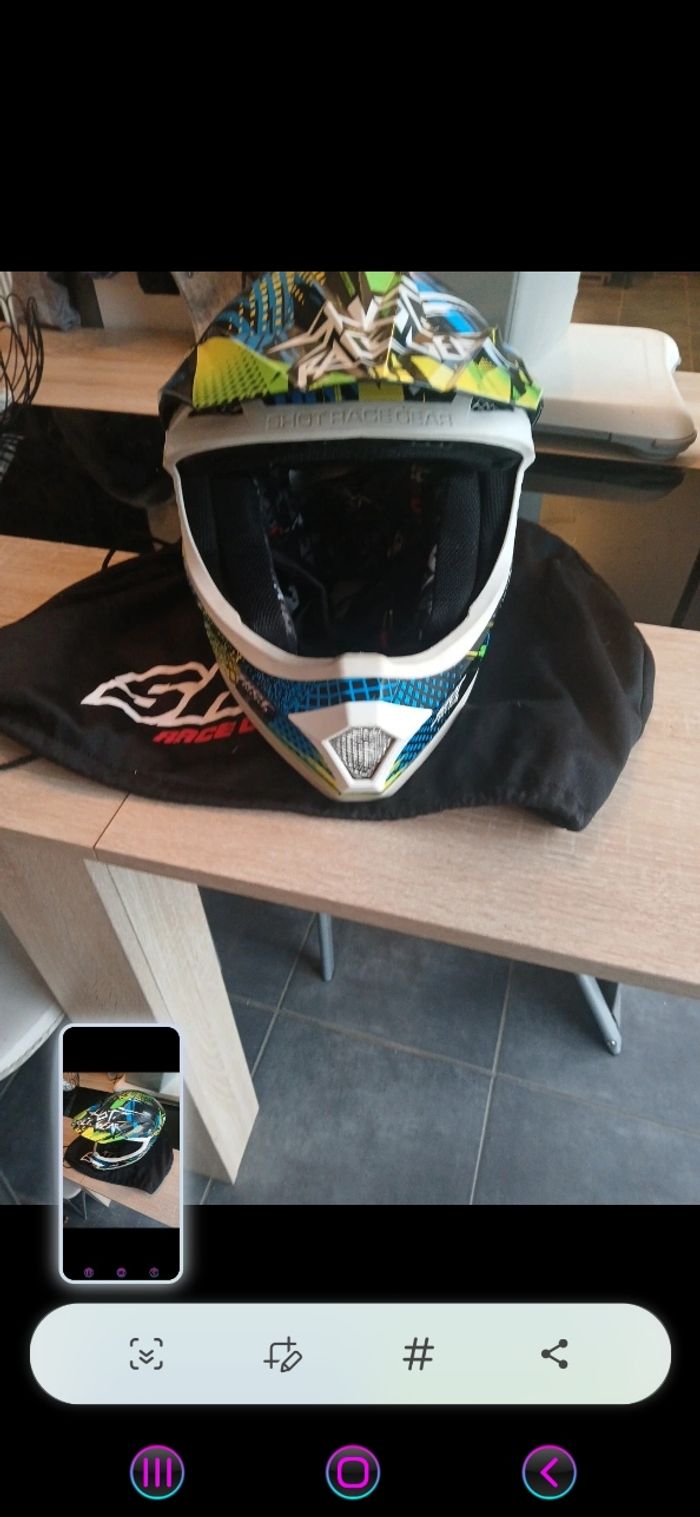 Casque motocross - photo numéro 2