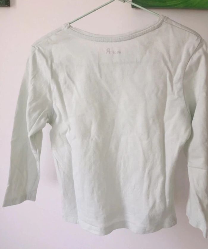 T-shirt manches longues fille 5 ans cactus pull fin - photo numéro 3