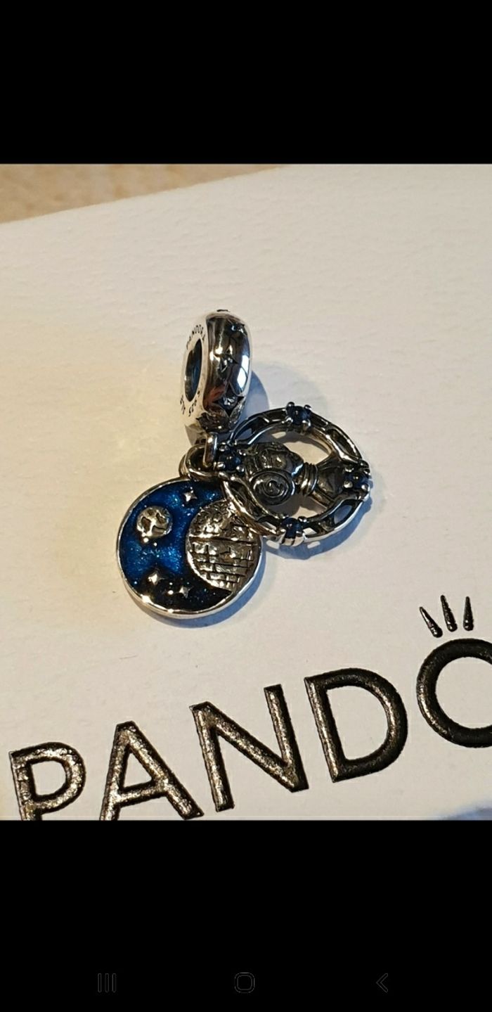 Charm Pandora >< Star Wars double pendant  "Princesse Leia" - photo numéro 4
