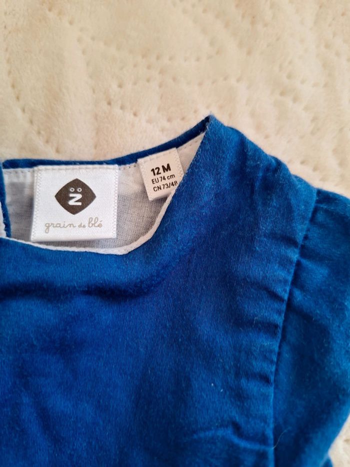 Robe bleue 12 mois - photo numéro 2