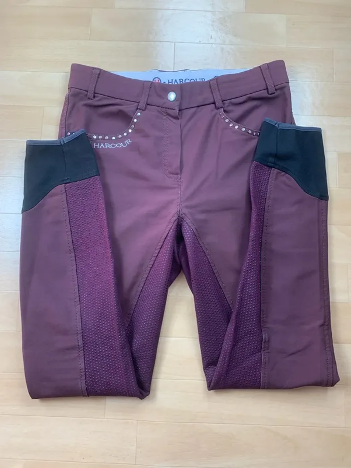 Pantalon Harcour bordeaux – Full grip – Taille 38 - photo numéro 2