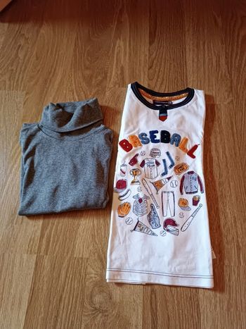Lot de 2 tee shirts manches longues Sergent major 4 ans