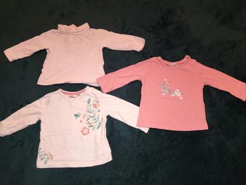 T-shirt manches longues bébé fille 6 mois