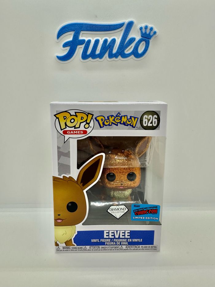 Funko Pop Pokemon Eevee 626 Diamond NYCC 2021 🇺🇸