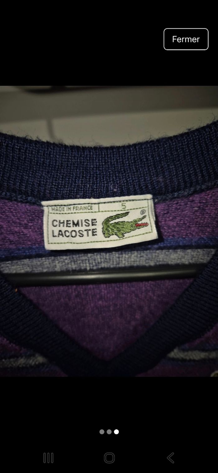 Pull Lacoste - photo numéro 3