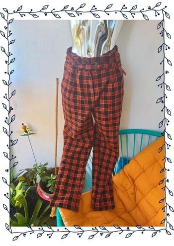 Pantalon à carreau