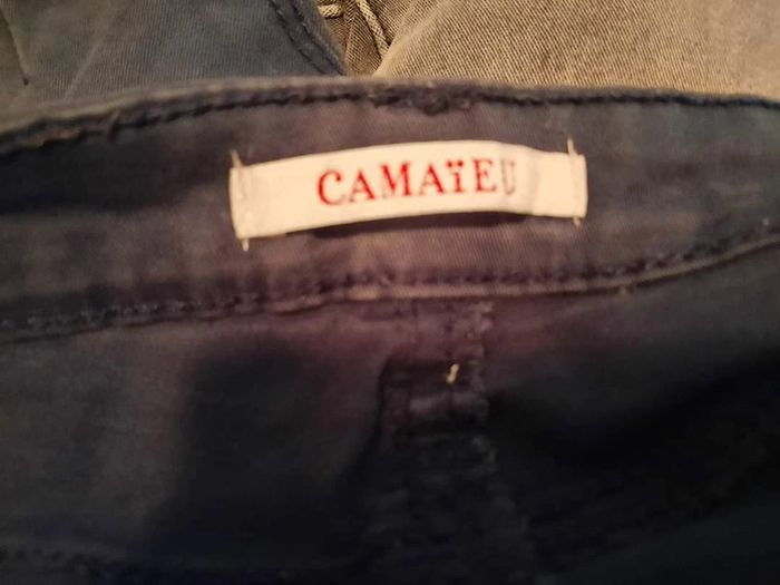 Pantalon camaieu taille 38 bleu marine - photo numéro 4