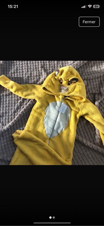 Combinaison simba disney