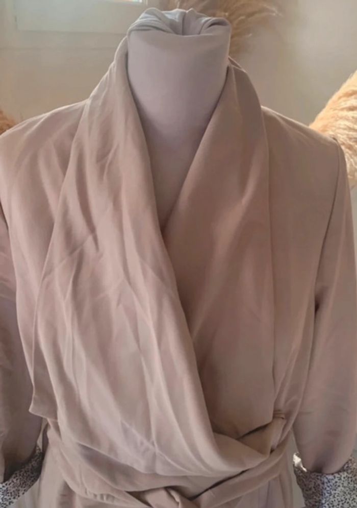 Trench léger court, beige, h&m - photo numéro 4