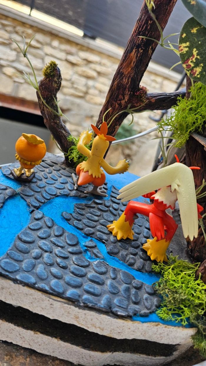 Super figurine Pokemon Nintendo Évolution Poussifeu galifeu Brasegali - photo numéro 5