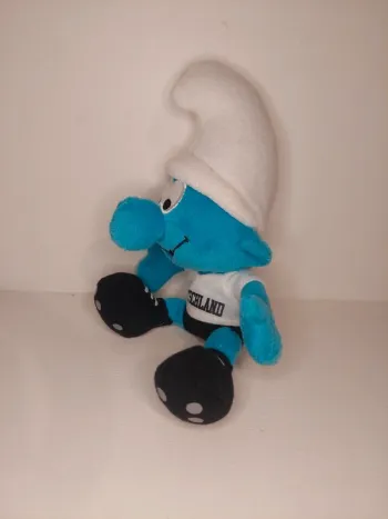 The Smurfs - peluche schtroumpf footballer foot dutchland