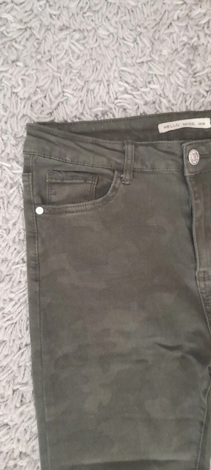 Jean slim motif militaire - photo numéro 10